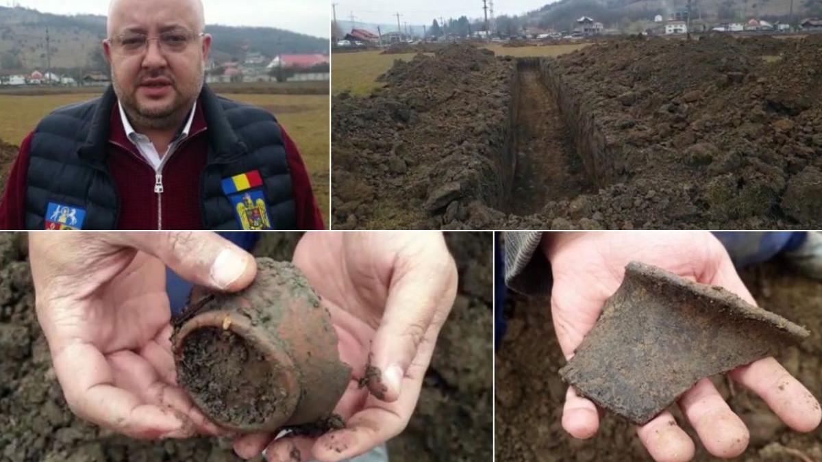 descoperire arheologica asezare romana ramnicu valcea