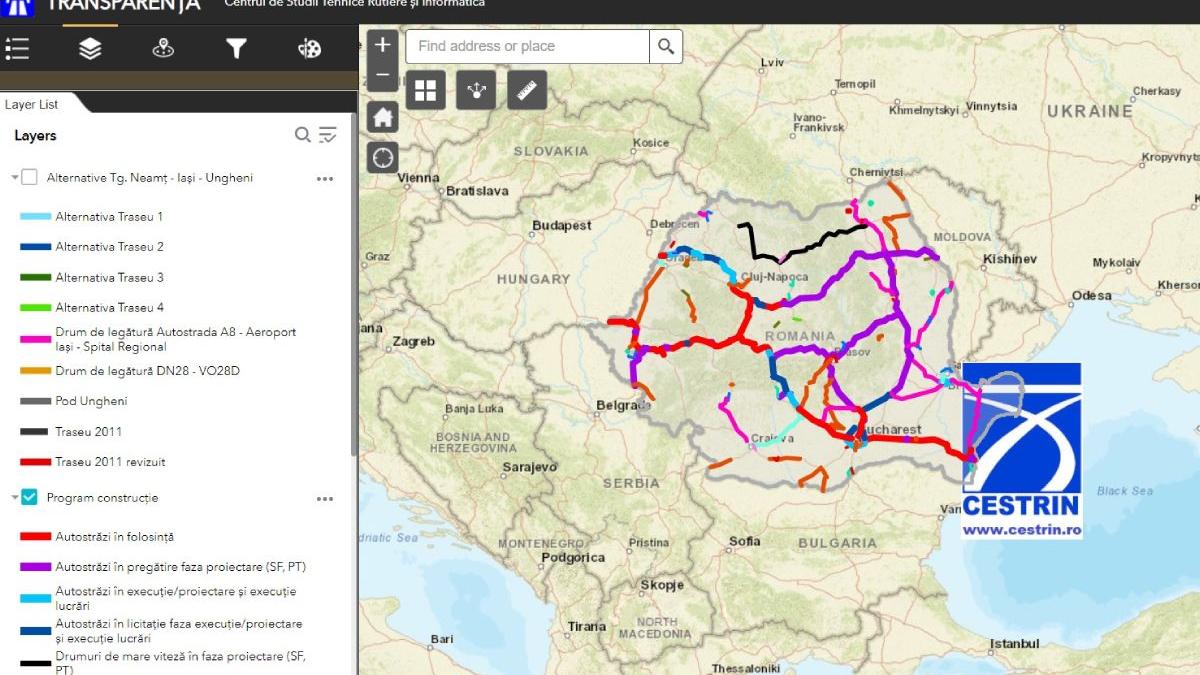 soferi romani harta probleme drumuri autostrazi aplicatie cestrin