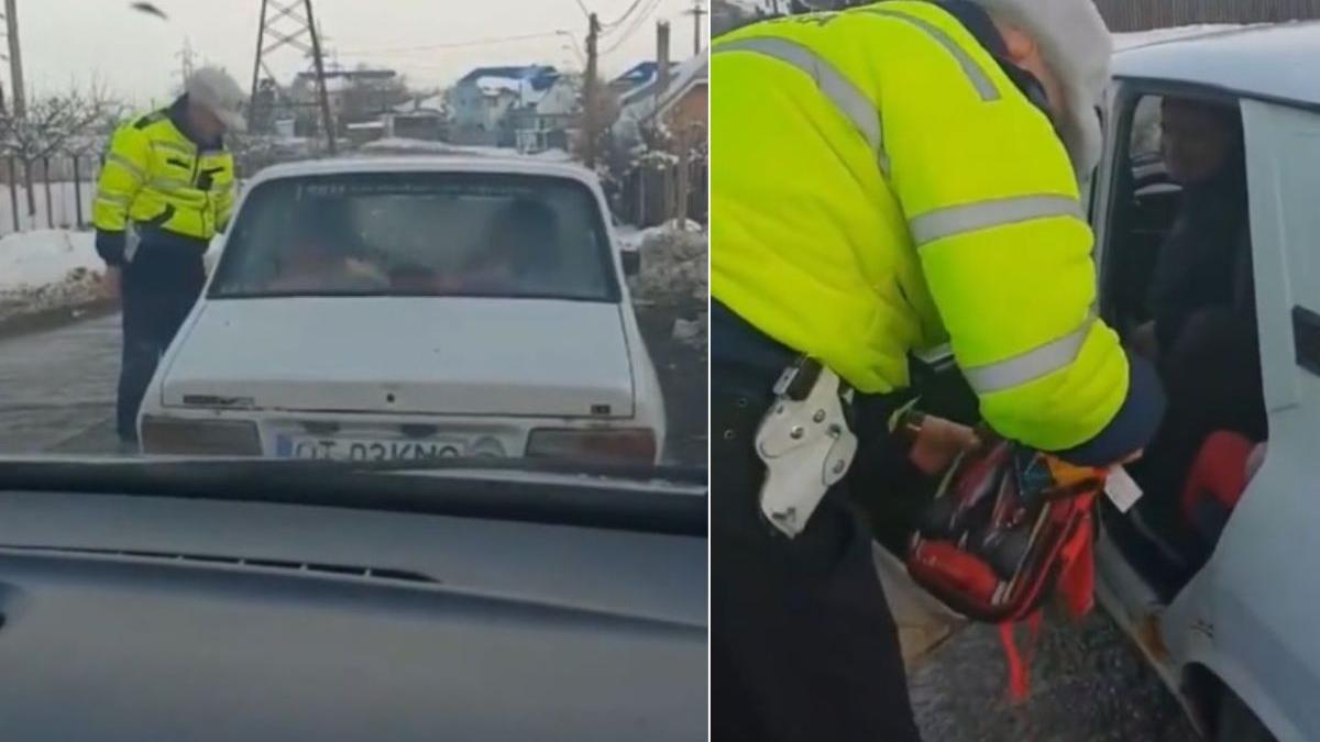 gest politist sibiu viorel teaca viral tiktok