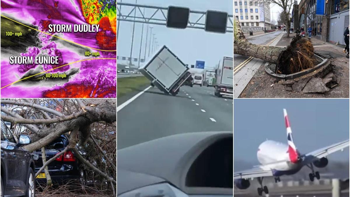 imagini apocaliptice cu furtunile care au facut ravagii in europa