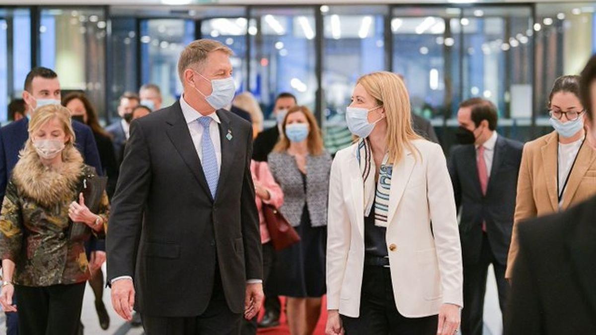 klaus iohannis roberta metsola ucraina migranti