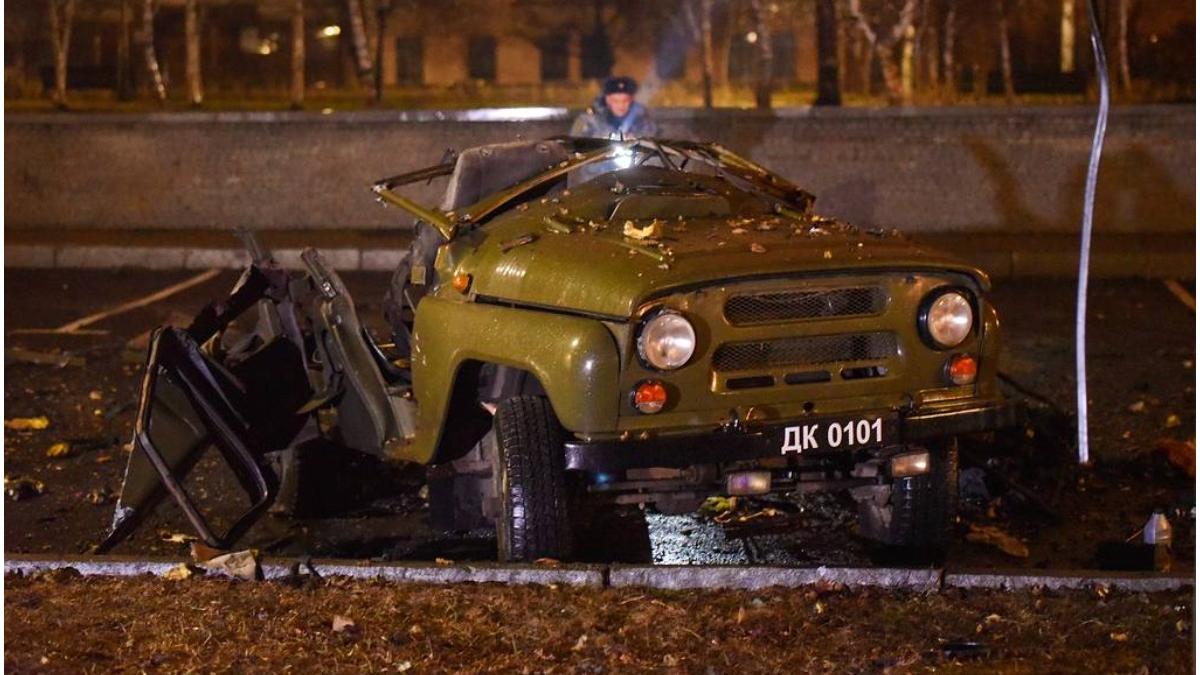 masina explozie donetf comandant insurgent victime