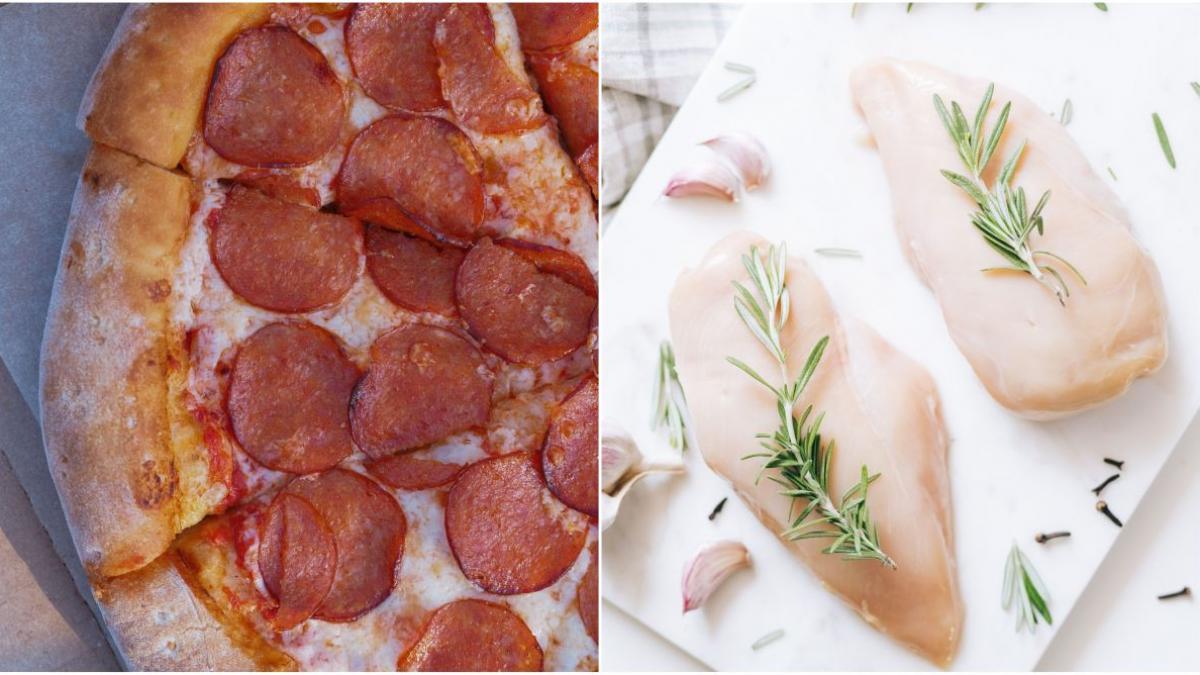 ansvsa retragere piept oase pui pizza congelata salmonella corp metalic