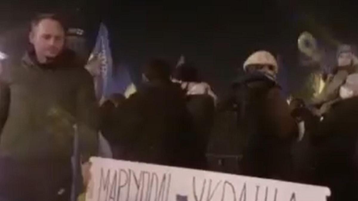 protest mariupol ucraina rusia
