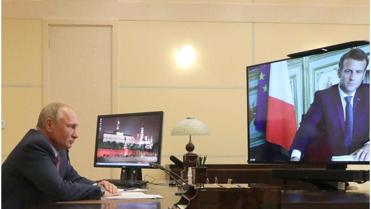 emmanuel macron cerere vladimir putin incetare imediata ofensiva ucraina