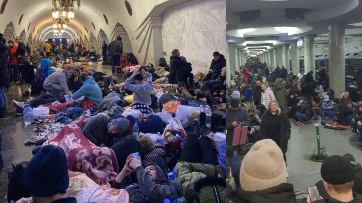 oameni harkov refugiat metrou teama atacuri rusia