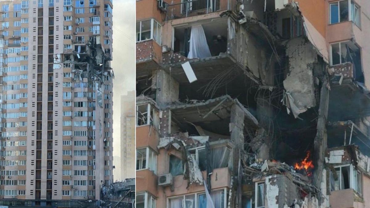 doi oameni au murit bloc lovit racheta kiev