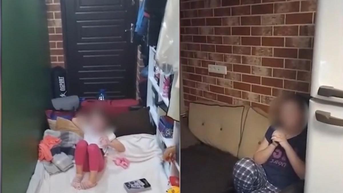 O familie din Kiev și-a transformat holul casei în adăpost și este pregătită în orice moment să fugă din calea bombardamentelor: ”Aici dorm, lângă frigider”