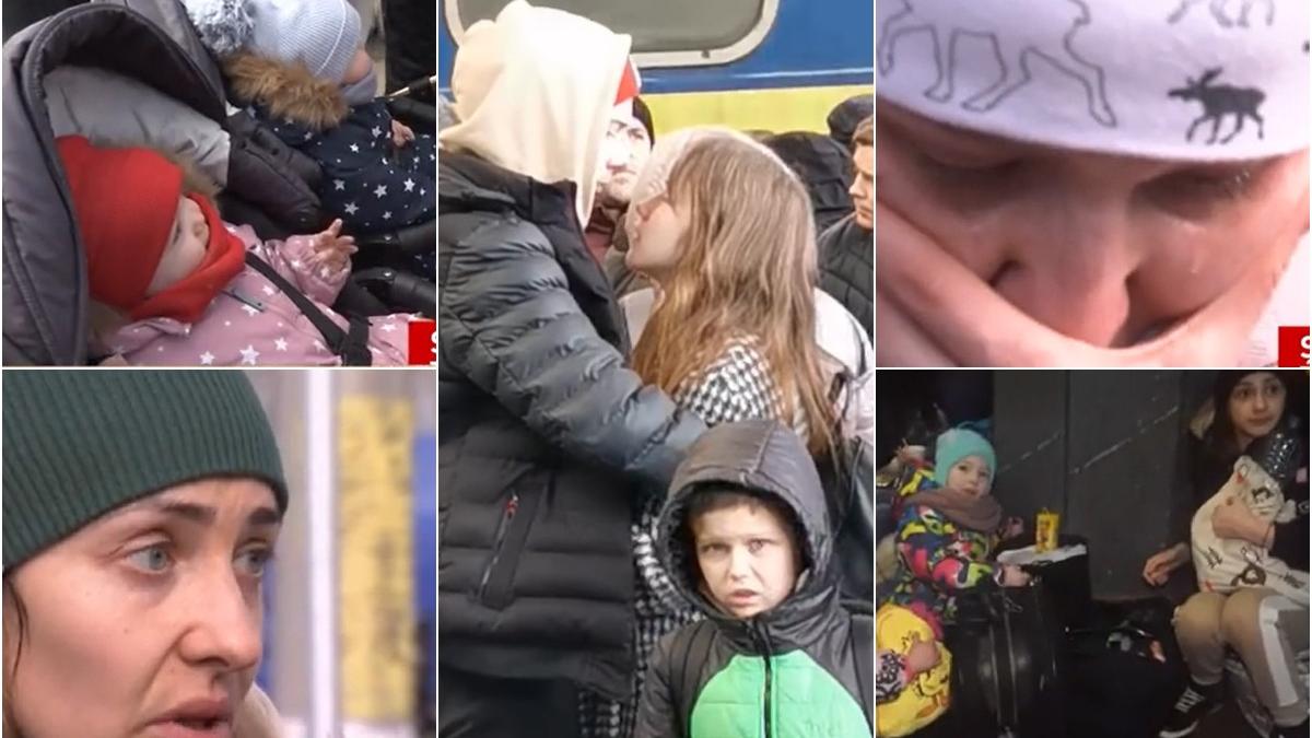 victimele catastrofei umanitare provocate de vladimir putin mama copii lvov trenuri