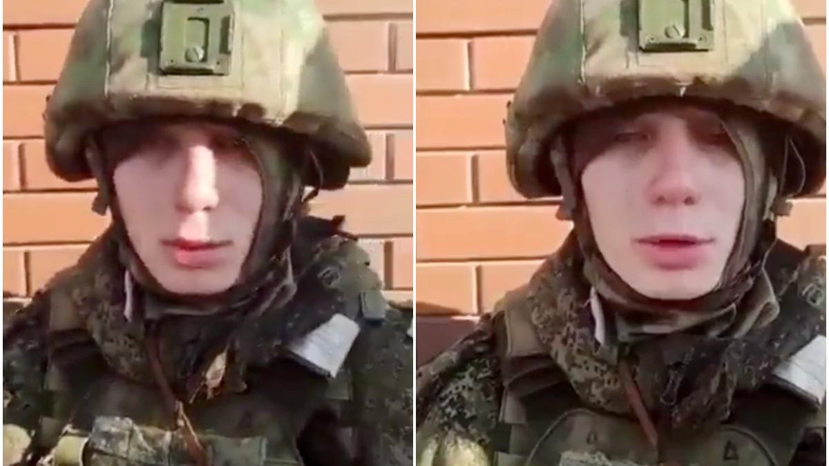 dima soldat rus filmat plangand capturat armata ucraineana