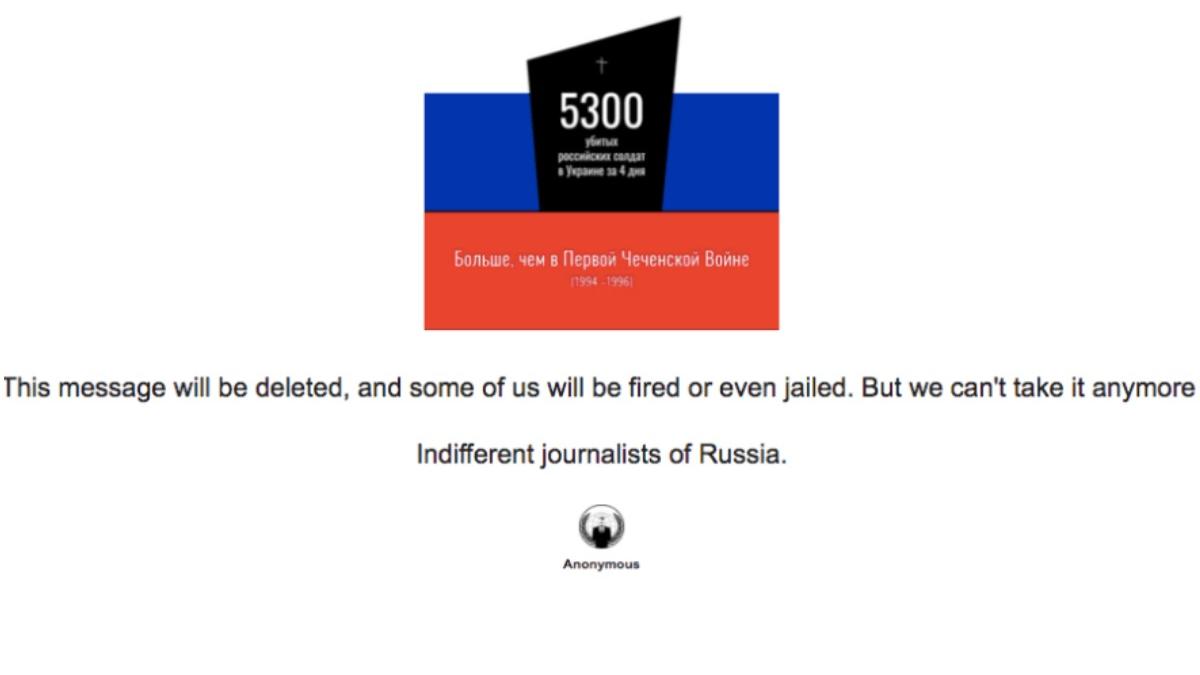 hackeri au spart site stiri rusia