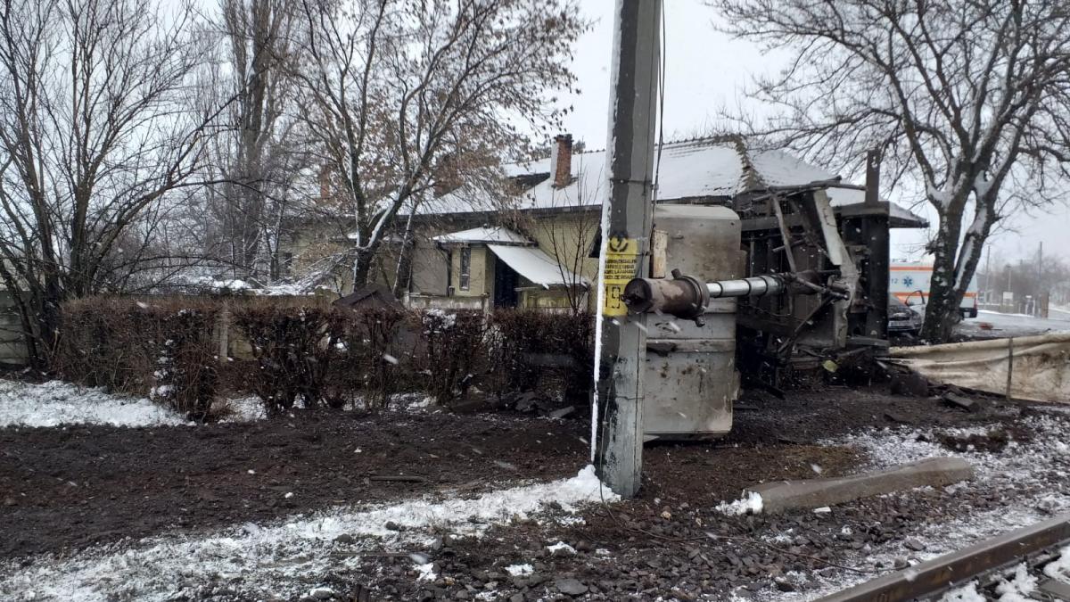 accident grav braila basculanta lovita tren proiectata casa
