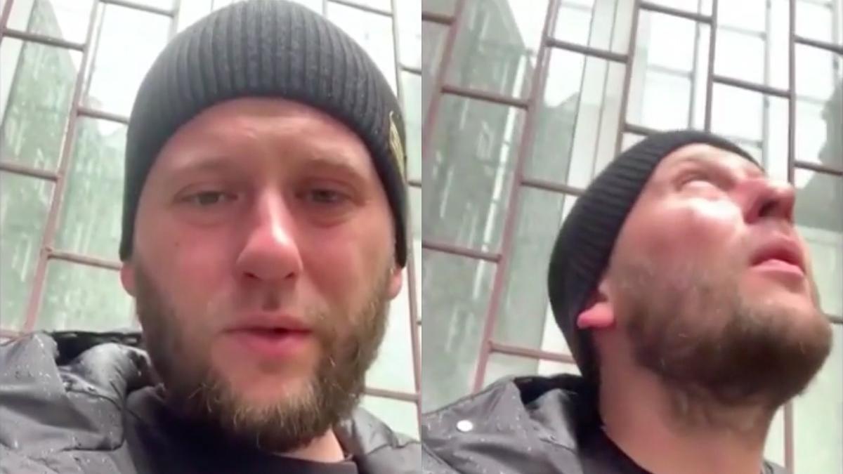 ucrainean transmitea live a surprins momentul racheta ii loveste casa