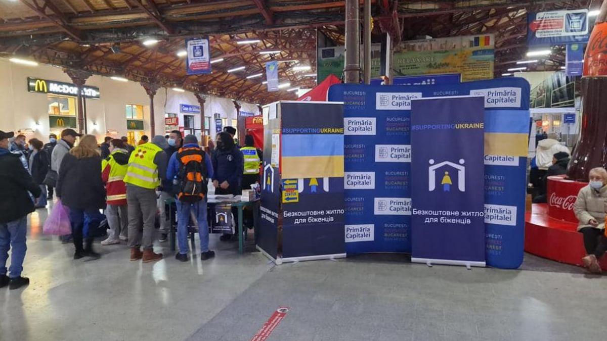 primaria capitalei colectare donatii refugiati ucraineni gara de nord