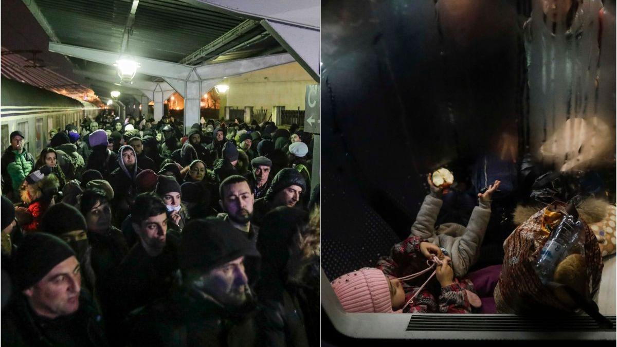 tren 1600 refugiati ucraina bucuresti