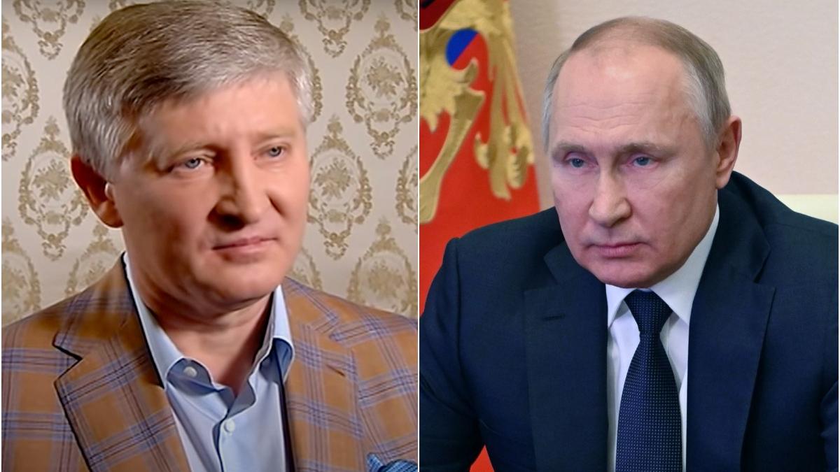 rinat akhmetov patron sahtior donetk vladimir putin