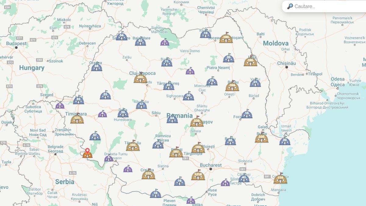 aplicatie adaposturi antiaeriene romania
