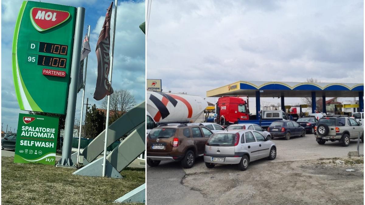pret record benzina motorina soferi cozi benzinarii