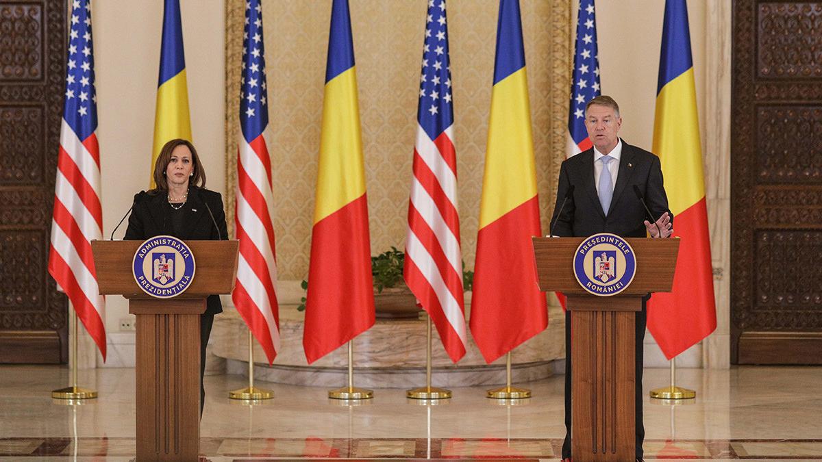 rep moldova subiect de discutie intre kamala harris si klaus iohannis
