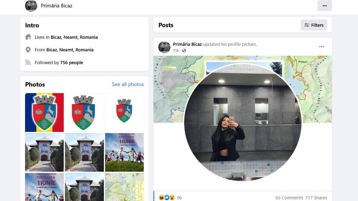 tanara selfie toaleta publica imagine profil primaria bicaz facebook