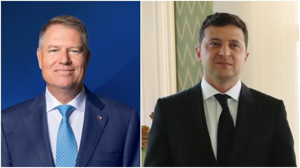 klaus iohannis discutie telefonica presedintele ucrainean volodimir zelenski