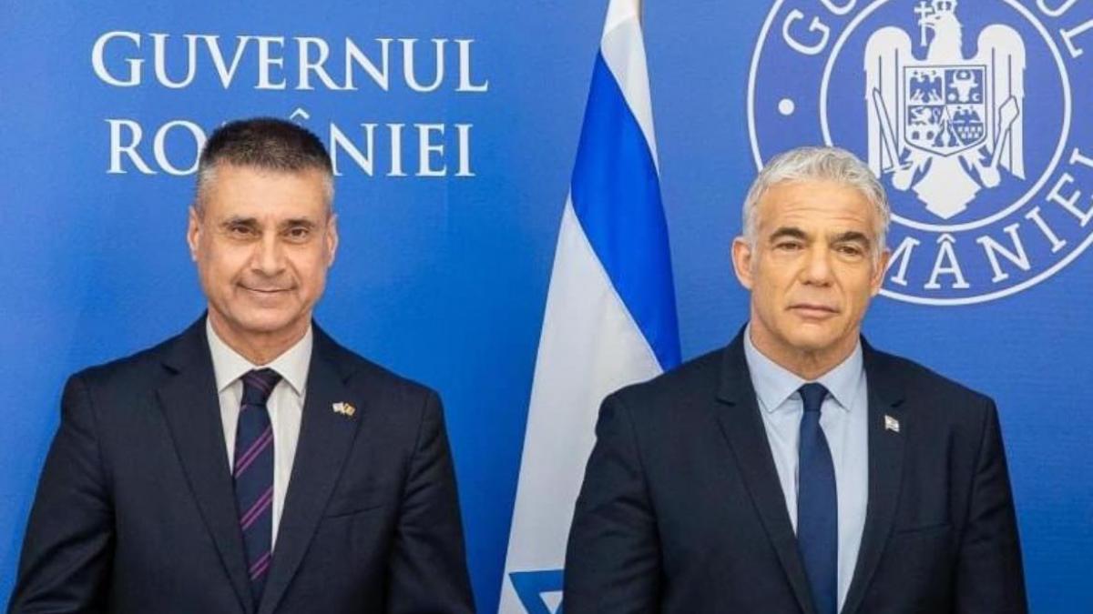 ministrul israelian externe yair lapid david saranga vizita vama siret