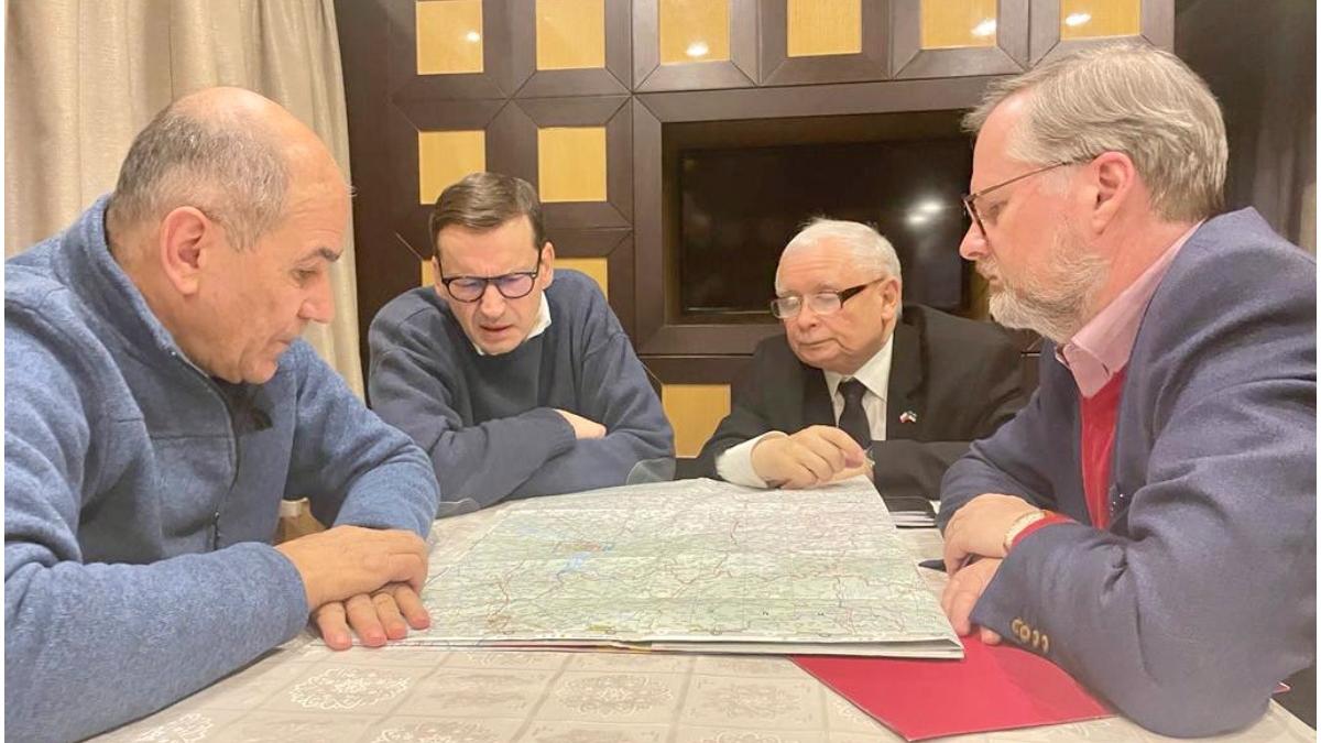 primi ministri polonia slovenia cehia ajuns kiev