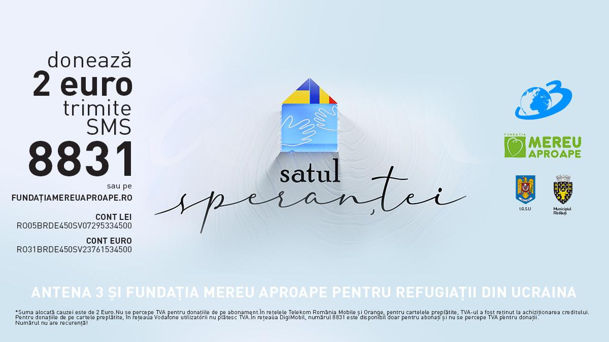 concelex donatie satul sperantei campanie antena 3 fundatia mereu aproape refugiati ucraina