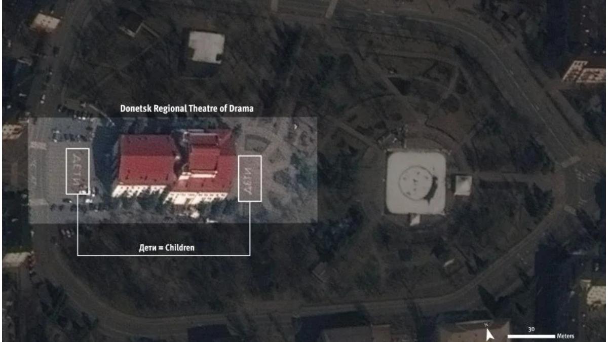 teatru bombardat mariupol cuvantul copii