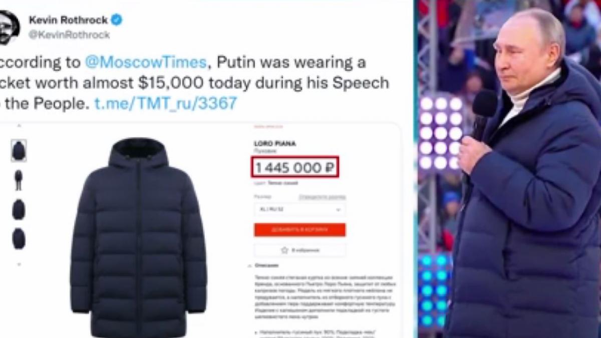 valdimir putin geaca scumpa de lux