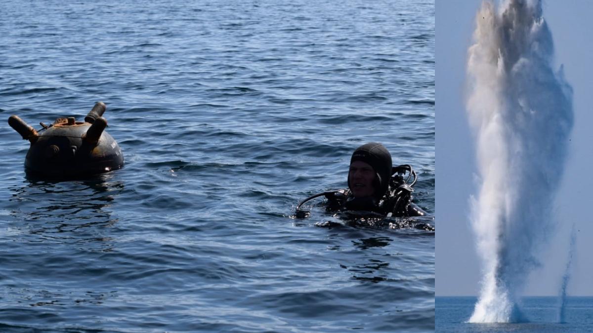 marinari militari romani distrus mina marina capu midia