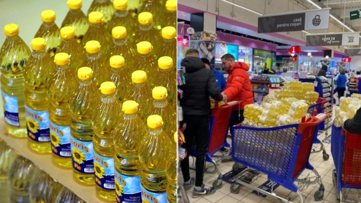 pretul uleiului de floarea soarelui s a dublat 18 lei litrul si painea se scumpeste
