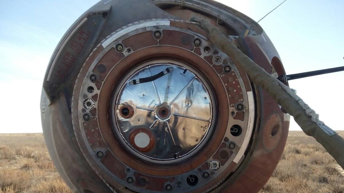 doi cosmonauti rusi straonaut americat aterizat impreuna pamant