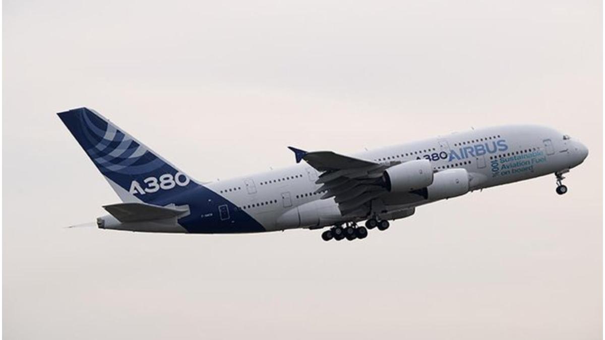 superjumbo airbus a380 finalizare doua zboruri alimentat ulei gatit