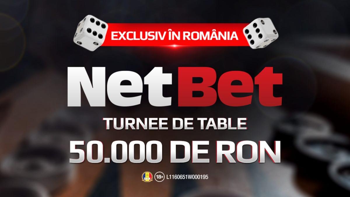 50 000 de lei in fiecare luna in turnee de table pe netbet