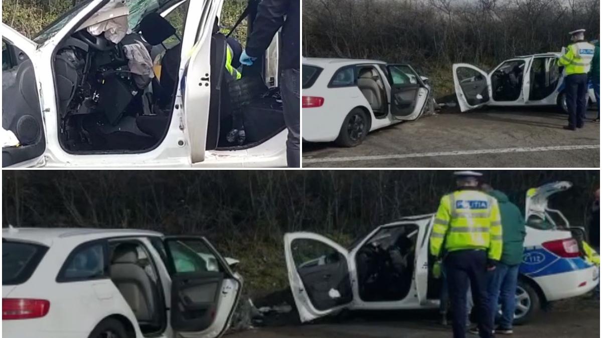 accident masina politie politisti raniti