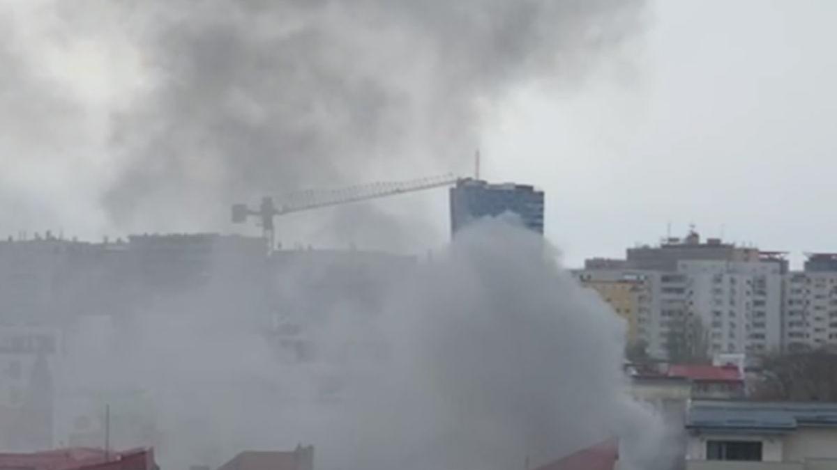 incendiu calea mosilor capitala