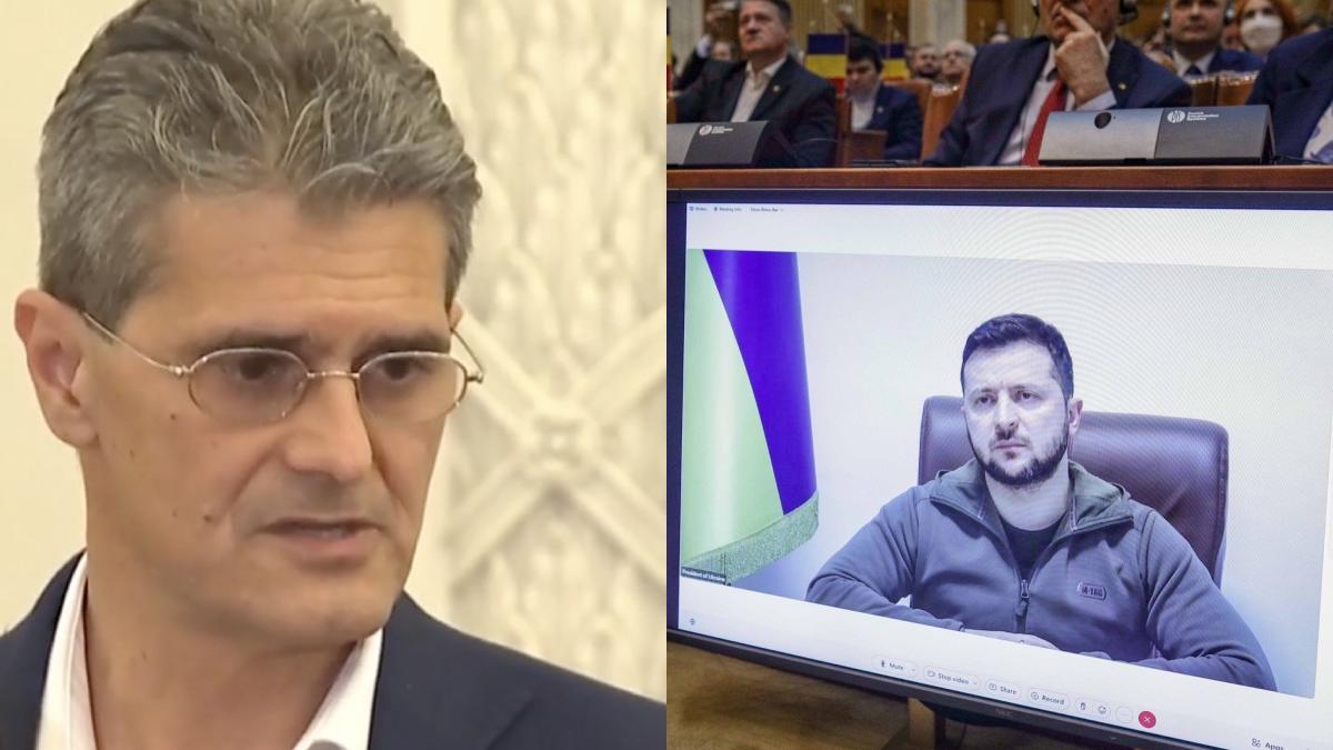 explicatii parlamentul romaniei probleme tehnice discurs volodimir zelenski