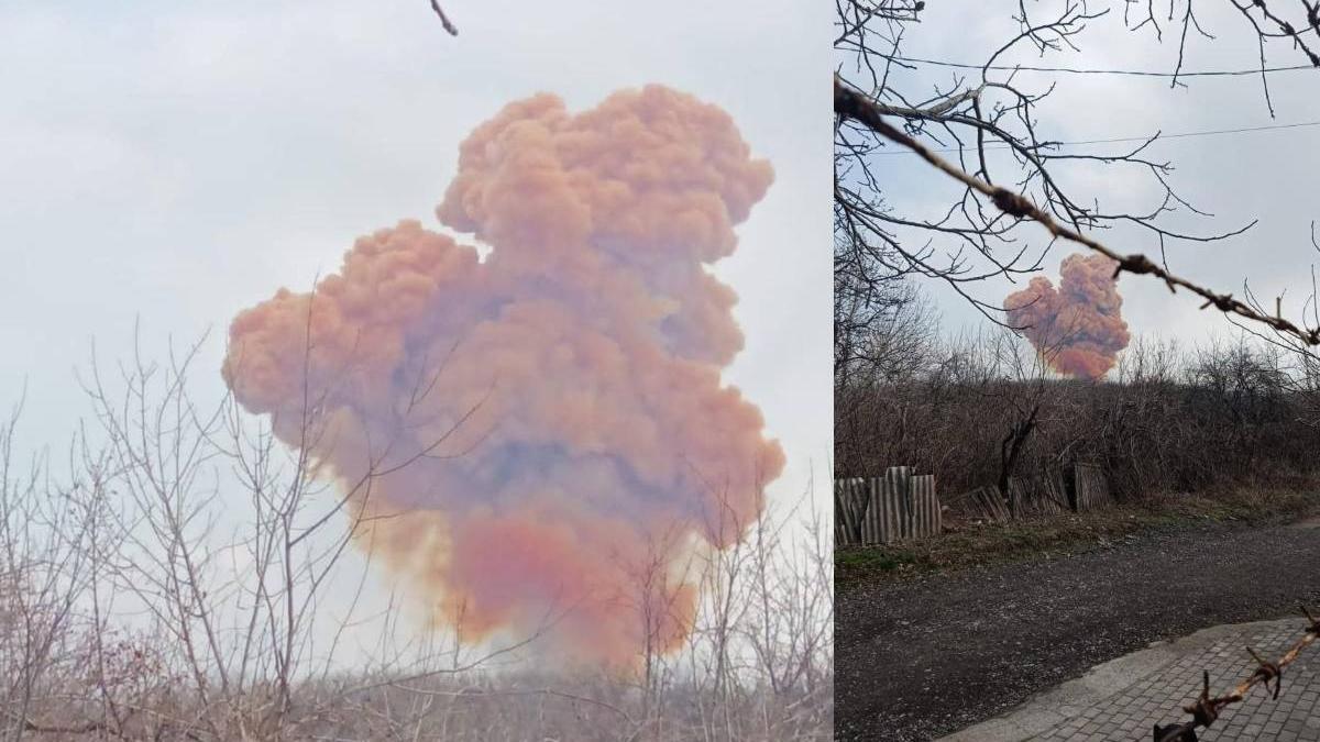 nor fum toxic ucraina rusii lovit cisterna acid azotic rubijne