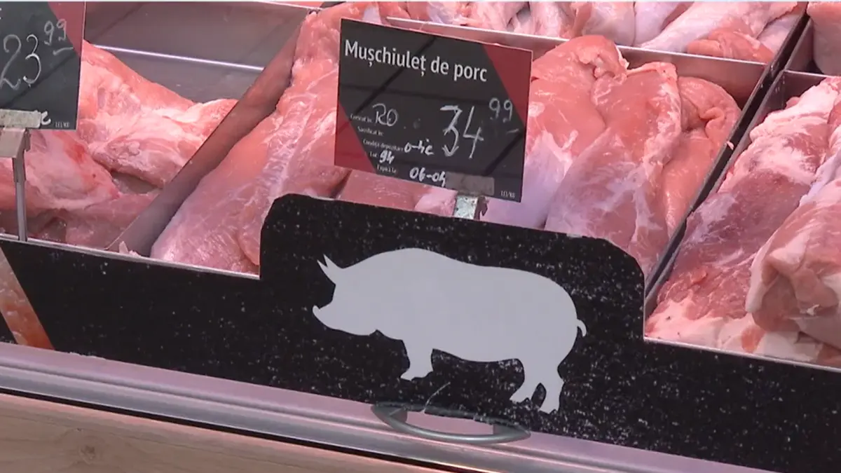 carnea lux romani cost kilogram muschi porc masa de paste