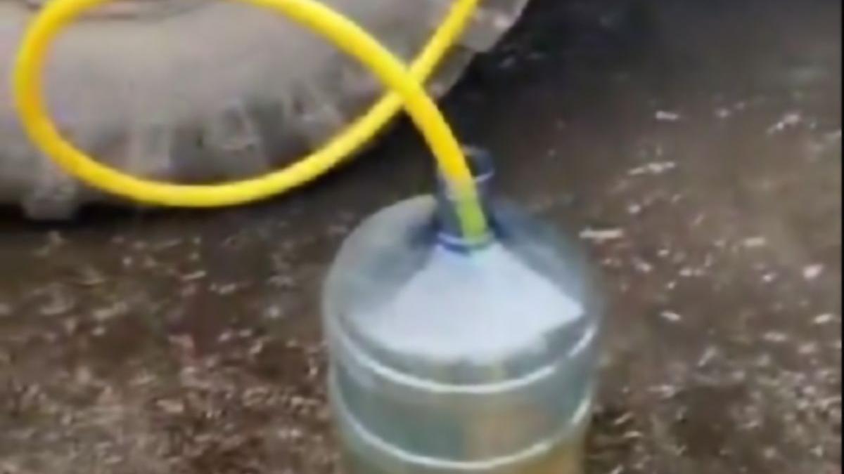 masina ucraina benzina blindat rusesc