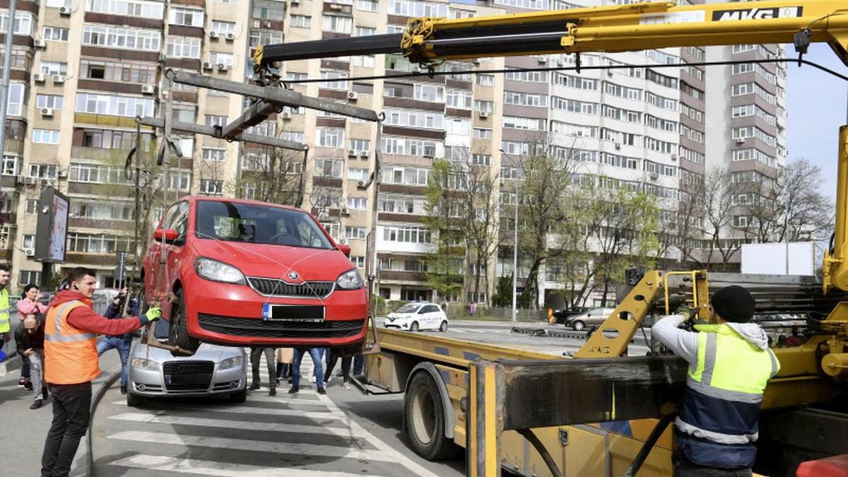 ridicare masini parcate neregulamentar bucuresti amenzi mari