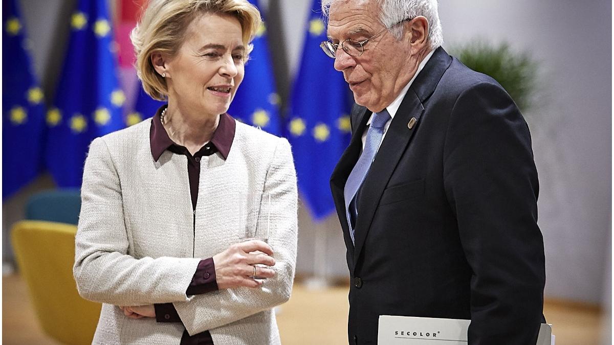 ursula von der leyen josep borrell kiev ucraina