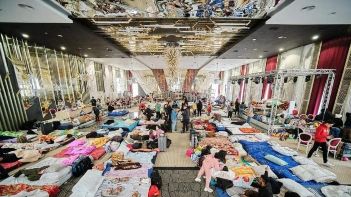 4 700 de refugiati si 850 de caini si pisici au benefiaciat de cazare gratuita in hotelul lui