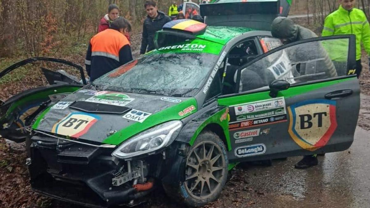 accident la raliul maramuresului doi piloti celebri au fost raniti
