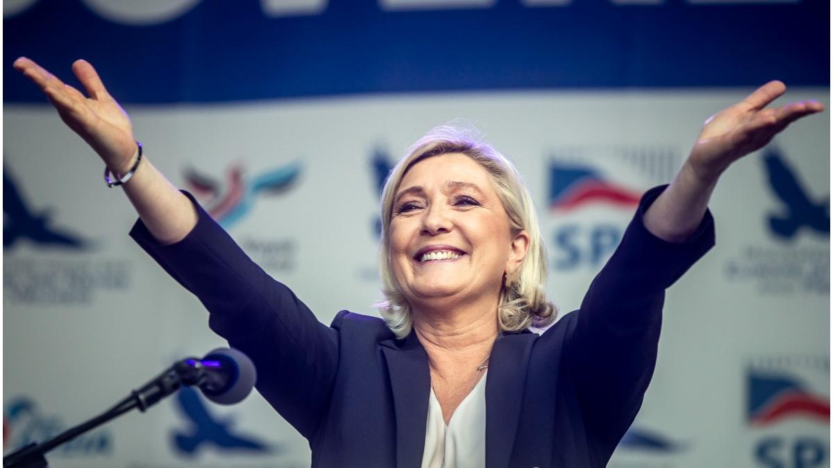 marine le pen principalul adversar macron alegeri franta
