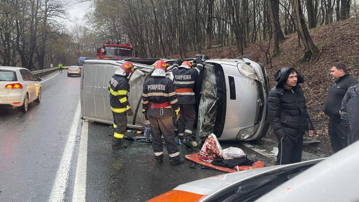 microbuz rasturnat sibiu victime spital