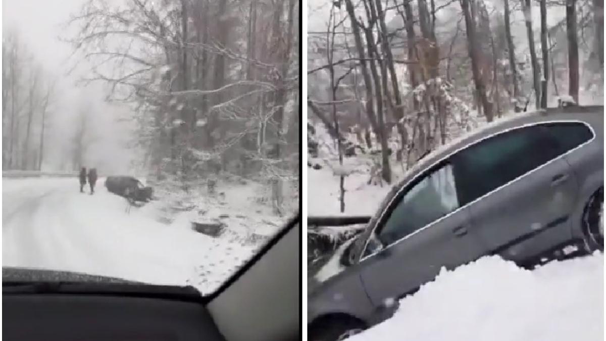 primele accidente drumuri inzapezite