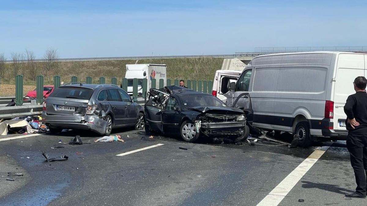 trei morti copil doi ani accident autostrada a1 margina timis