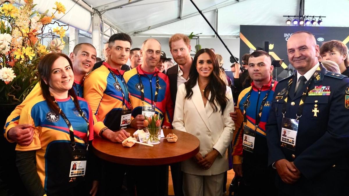 printul harry meghan markle militari romani jocurile invictus 2022